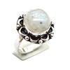 Moonstone Ethnic Handmade Ring Jewelry US Size-5.5 R 5604