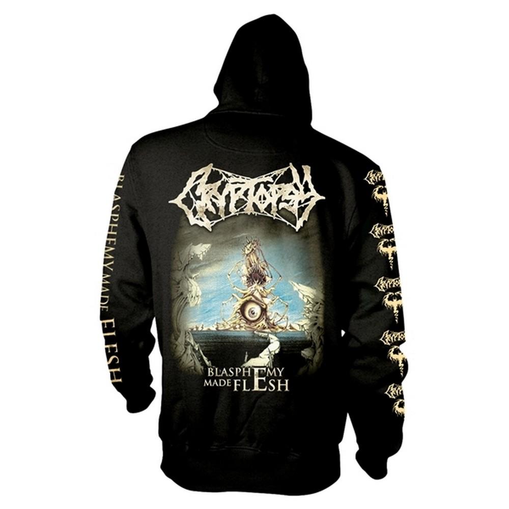 Cryptopsy Unisex Adult Blasphemy Made Flesh Full Zip Hoodie