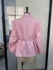2025 Spring/Summer Versatile Solid Color Coat: Waist-cinching Tie-belt, Shoulder Pad, Elegant Design
