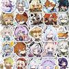 Cute Genshin Impact Stickers (50/100/200 Pieces) - Perfect for Laptops Anime/games Luggage Guitars and More A Must-have for Game Lovers!