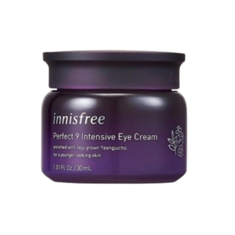 Innisfree Perfect 9 Intensive Eye Cream 30ml | Anti-Aging & Firming Eye Cream with 9 Botanicals