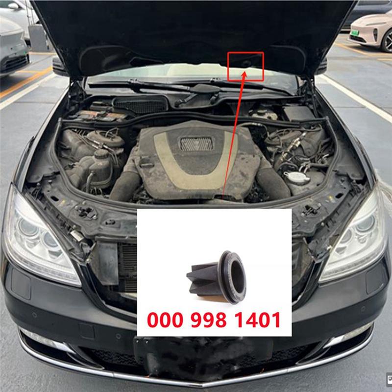 A0009981401 Car Hood Grille Grill Vent Cover Grommet For Mercedes Benz W221 S550 S500