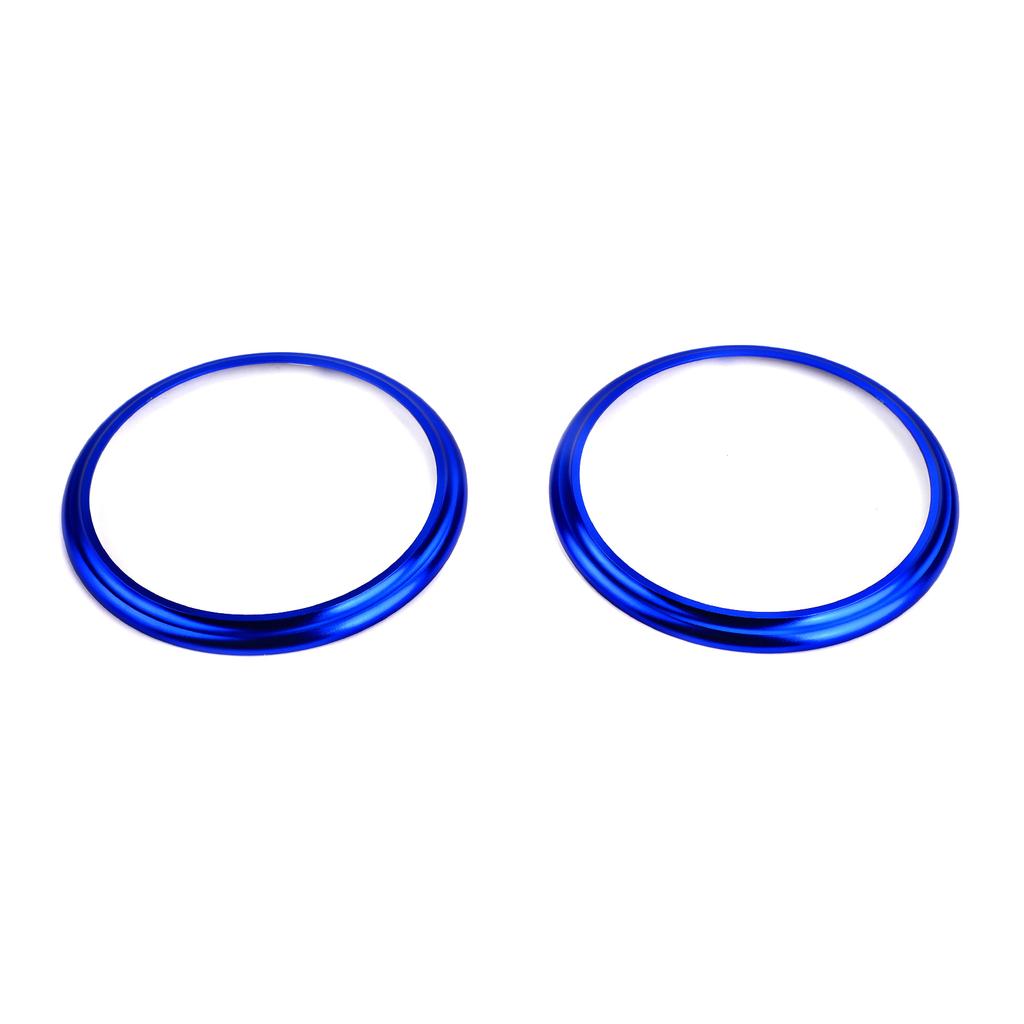 2PCS Car Aluminum Air Outlet Trim Cover Sticker Blue Fits For Subaru BRZ Toyota 86