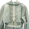AMERI UNDRESSED coat F Green gray Women Used