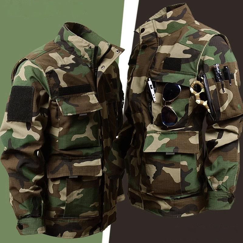 Men's Waterproof Set Snow Warmer Thickened Set Plus Size Sports Work Suit Jacket + Pants 2-piece Set