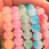Beads Bracelet Contrast Color Elastic Rope Handmade Polishing Faux Crystal Beaded Bracelet Jewelry Accessories