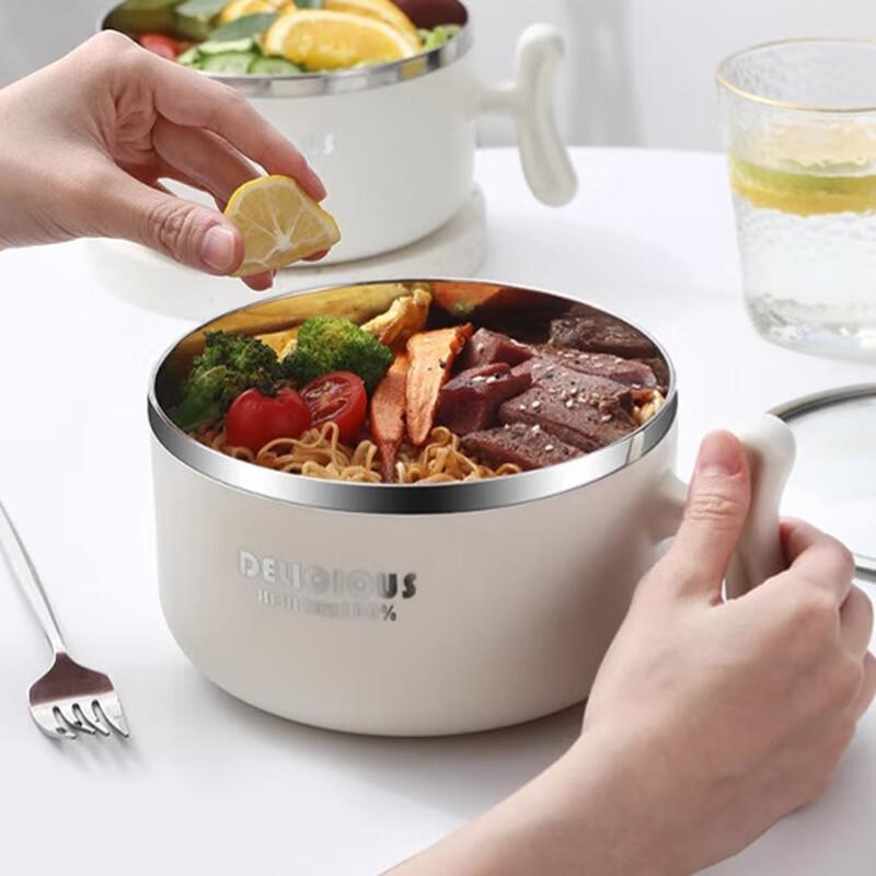 Shangqi Instant Noodle Bowl with Glass Lid 1300ML