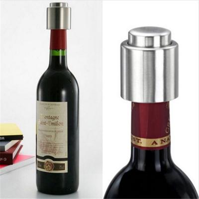 Stainless Steel Vacuum Sealed Pump Red Wine Bottle Stopper Plug Funnel PourePTBI Stainless Steel Vacuum Sealed Pump Red Wine Bottle Stopper Plug Funnel PourePTBI