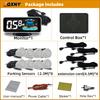 8 Parktronic Parking Sensors Kit Reversing Front and Rear Car Backup Radar Detector Backing Assistance Sound Aler AID