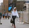 Trendy Long Sleeve Pullover Hoodie With Lace-up Design For Women In Cotton Blend