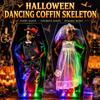 Espositore a Forma di Bara di Halloween con Azione Animata, Luce Interna e Suono per Styling di Feste e Scene Serale
