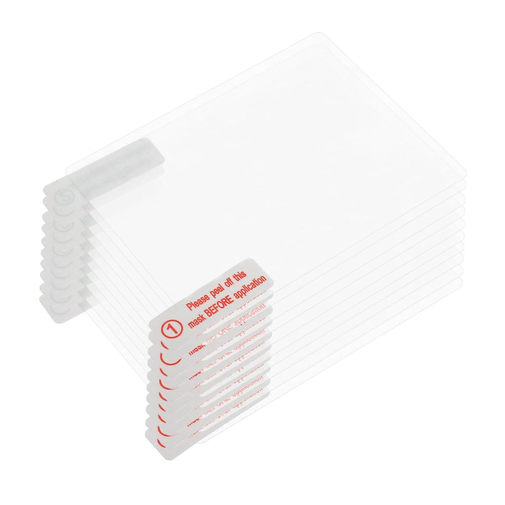 ABOOFAN 10 PCS High Temperature Resistant Car Clear Static Film for Dash Cam Record