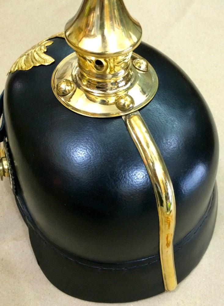 Imperial German Prussian Leather Pickelhaube Spike German helmet Vinatge Gift