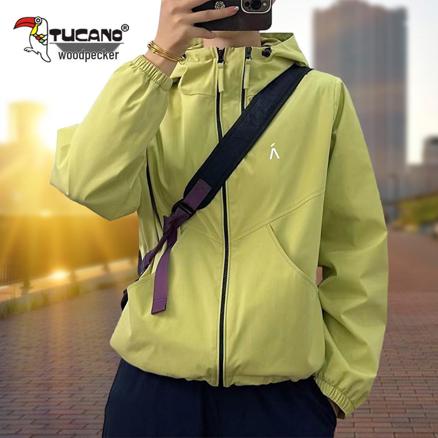 

Женская универсальная куртка Woodpecker, омолаживающая, на весну/осень 2025 L suits 95-110 jin