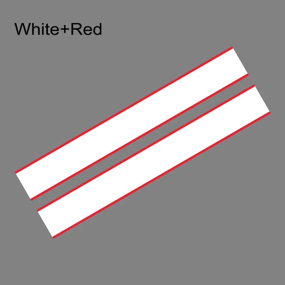 2PCS Car Engine Hood Long Stripe Stickers Waterproof Self-adhesive Vinyl Decals PVC Car Bonnet Decoration Stickers Accessories