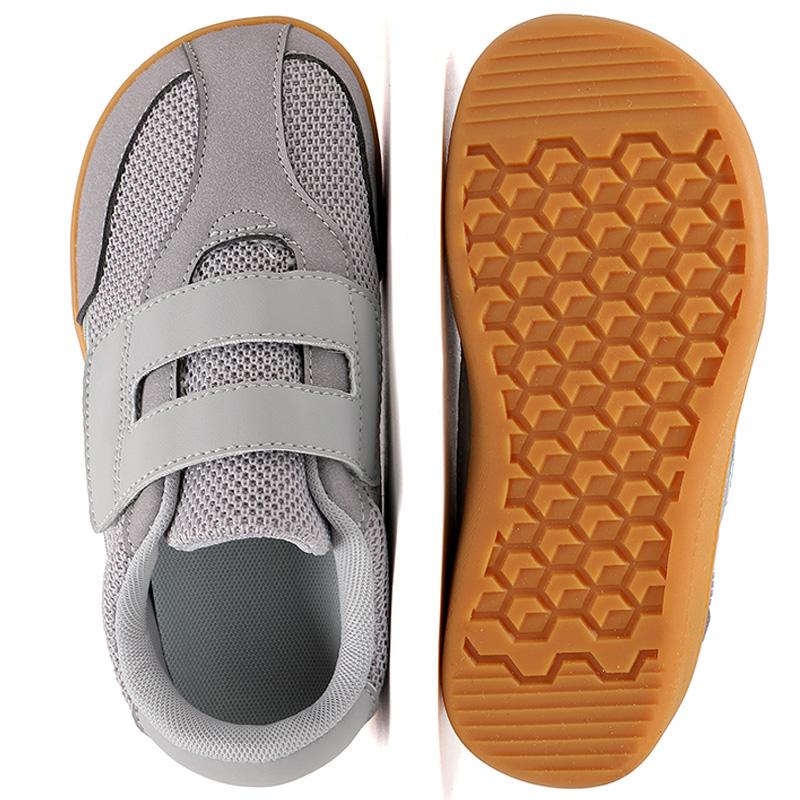 Wide-Fit Children's Shoes Barefoot Shoes Breathable Mesh Upper Non-Slip Rubber Sole for Boys & Girls Casual Walking Footwear