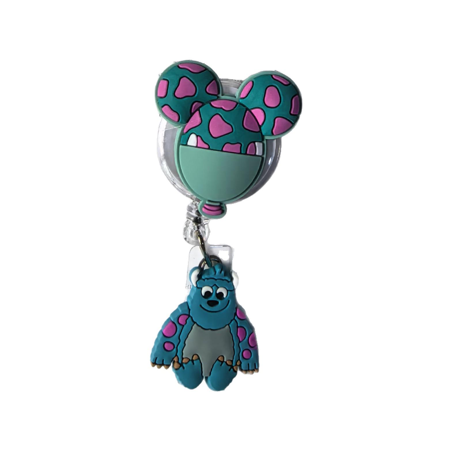 Mickey Mouse Cartoon Soft Rubber Retractable Badge Reel for Doctors, Nurses & Students Number 1
