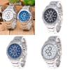 Men Alloy Watch Dial World Time Feature Adults Fashion Decorative Accessories