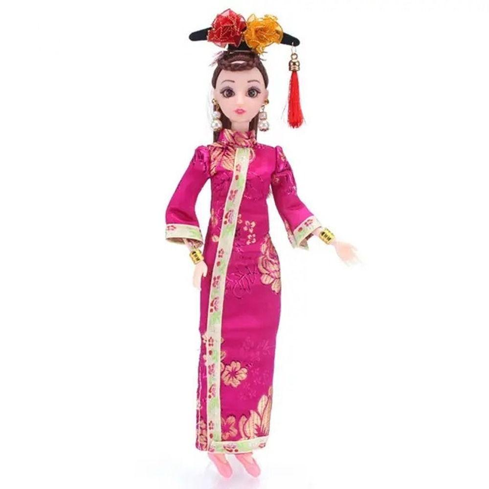 Chinese Style Doll Clothes Traditional Doll Skirt Fashion Doll Cheongsam  1/6 Doll
