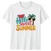Hello Sweet Summer T-Shirt Tropical Beach Summer Holiday Gift For Him And Her