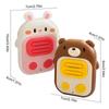 2ks přenosná dětská ruční vysílačka 500M Roztomilý kreslený medvídek Králík Interkom Automat pro děti Venkovní hračky pro děti Dárek pro děti
