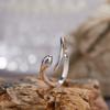 Original Design Niche S925 Sterling Silver Snake Ring 18K Non-Fading Index Finger Ring High-End Jewelry