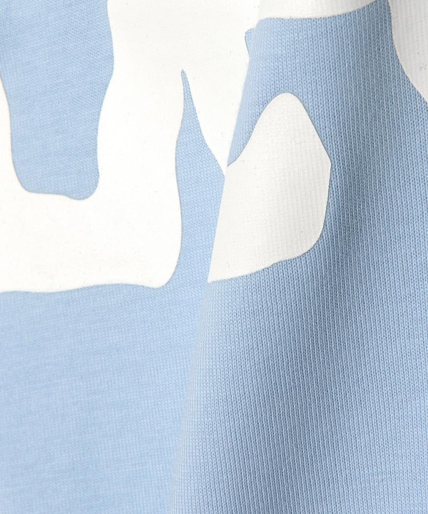 LEE Women Big Twitch Logo Crop T-Shirt Light Blue