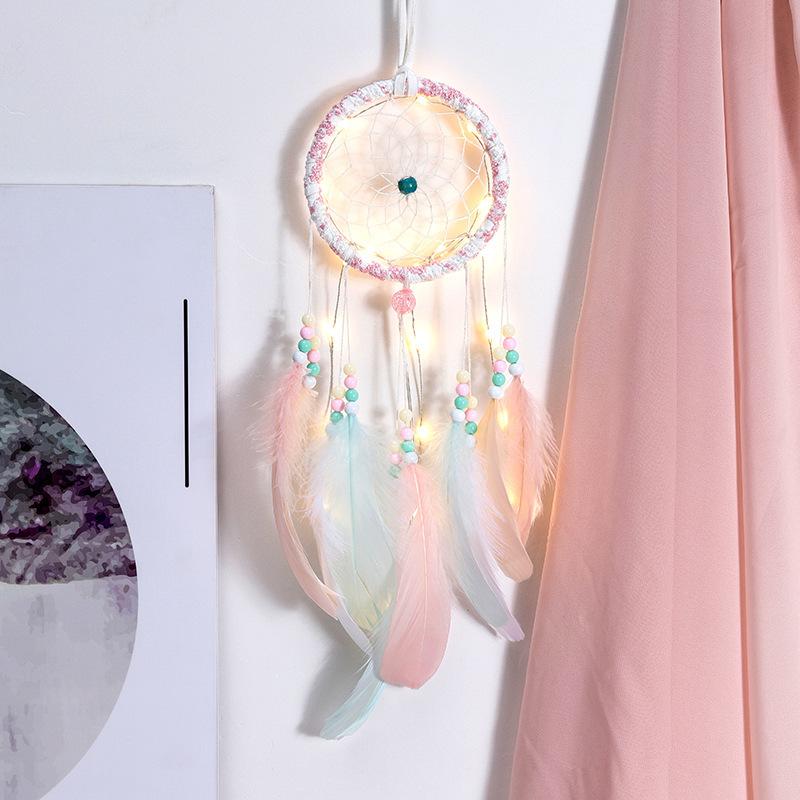 Phoenix Flower Dream Catcher Net Hanging Wind Chime Forest Kindergarten Chandeliers Repair Dream Catcher Net Energy Catcher Net Dream Catcher