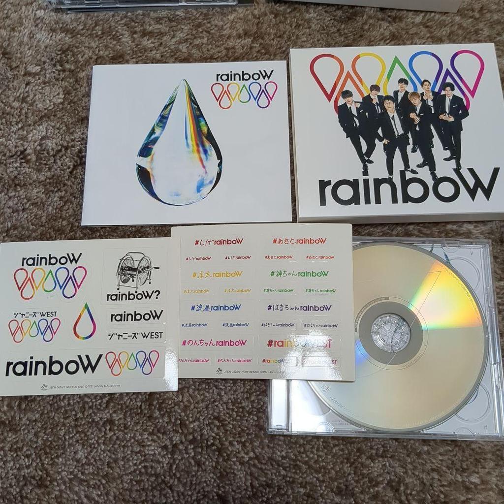 [USED] Johnny's WEST rainboW CD 3 Form Set