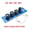 Jewelers Eye Loupe Loop Monocular Magnifier 3X 5X 10X 15X 20X Watch Magnifier Magnifying Glass for Watchmaker Watch Repair