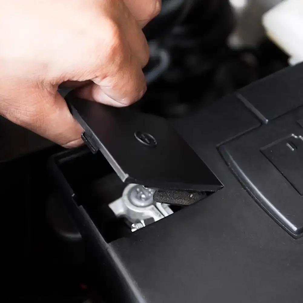 For Volkswagen VW Tiguan 2016-2018 Skoda Kodiaq Car Battery Cover Protector Negative Electrode Guards Waterproof Accessories