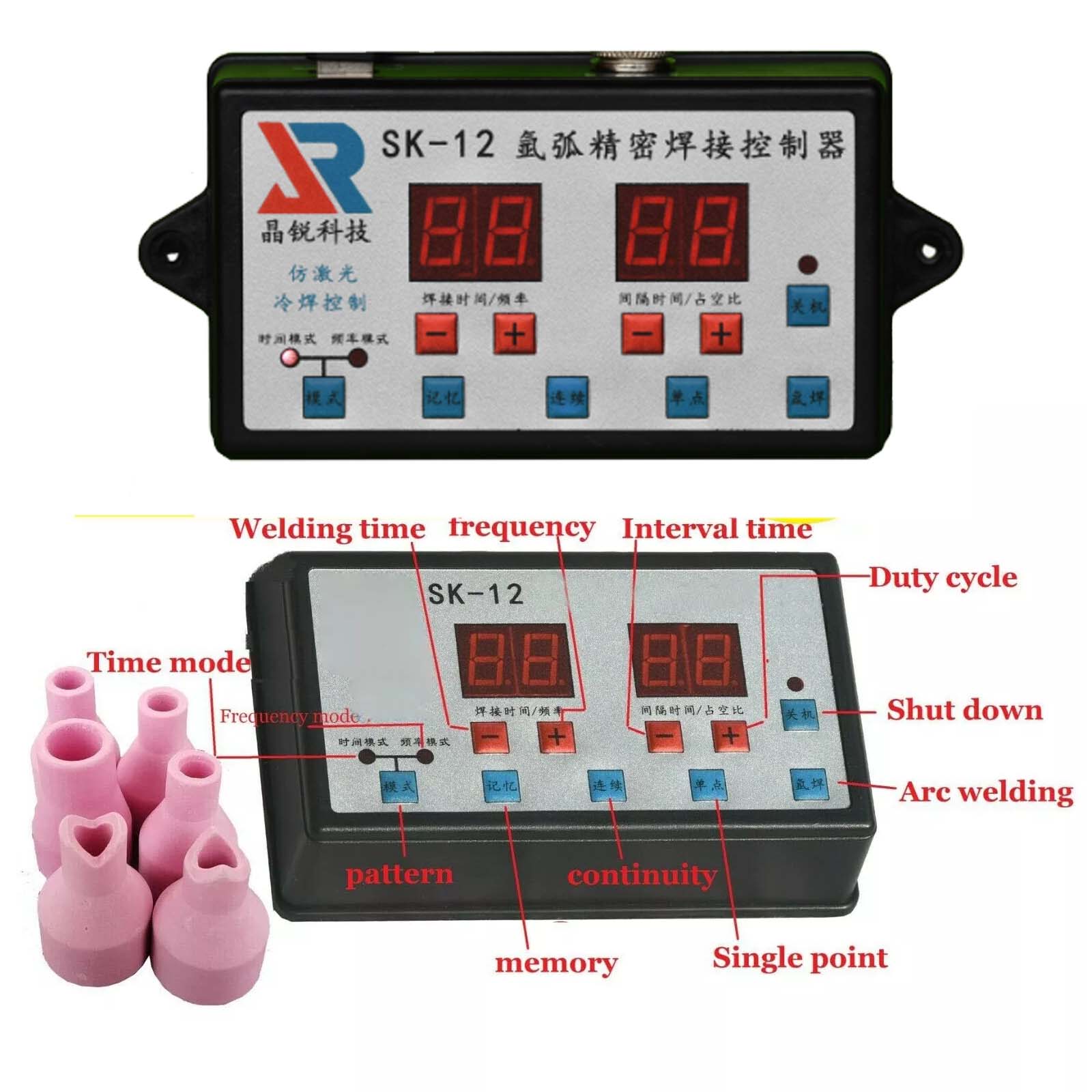 Saldatura ad Arco di Argon, Controller a Impulsi, AC 220V, Saldatura TIG a Punti, Controller Modificato per Saldatura a Freddo