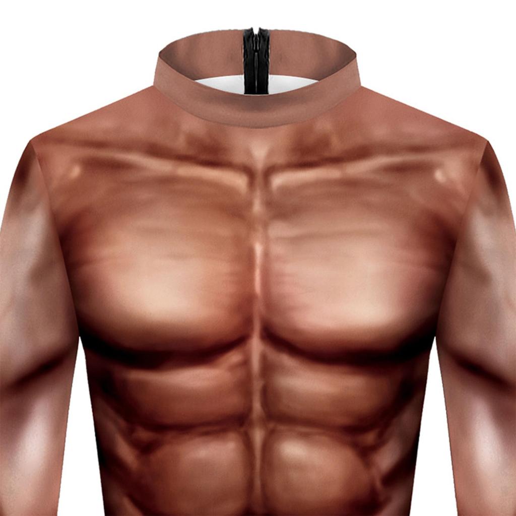 [Anewslan] Giant Muscle Cosplay 3D Printed Suit, Full Body Zentai Costume for Halloween