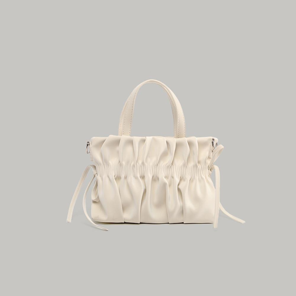 This year's popular women's pleated handbag and crossbody bag, 2025 summer new model, high-quality cloud bag for women
