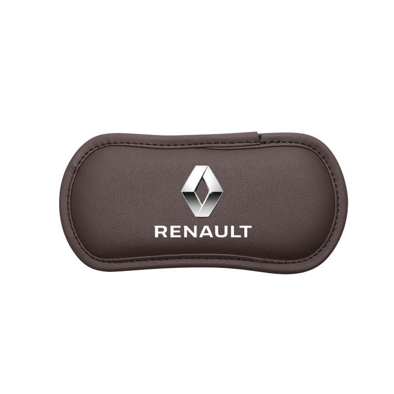 1 Pièce Coussin de Voiture en Cuir Coussin de Genouillère de Voiture Coussin de Jambe en Mousse à Mémoire de Forme Élastique Pour Renault Dacia Série Reynolds Koleos Kadjar Captur