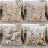 Rich Flower Blooming Pillow Three-dimensional Flower Ornament Pillow Furniture Sofa Decorative Pillow Pad Bedside Backrest Good Luck Butterfly