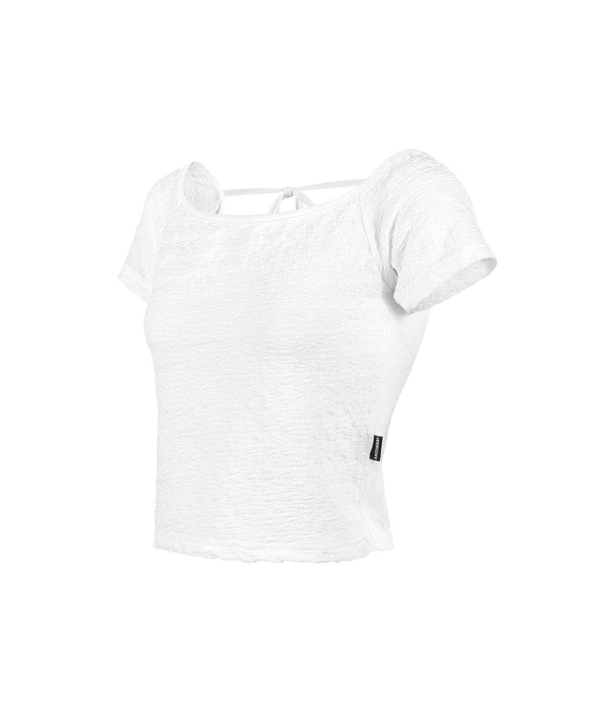 ANOTHER A Square Neck Backless Raglan Top_White