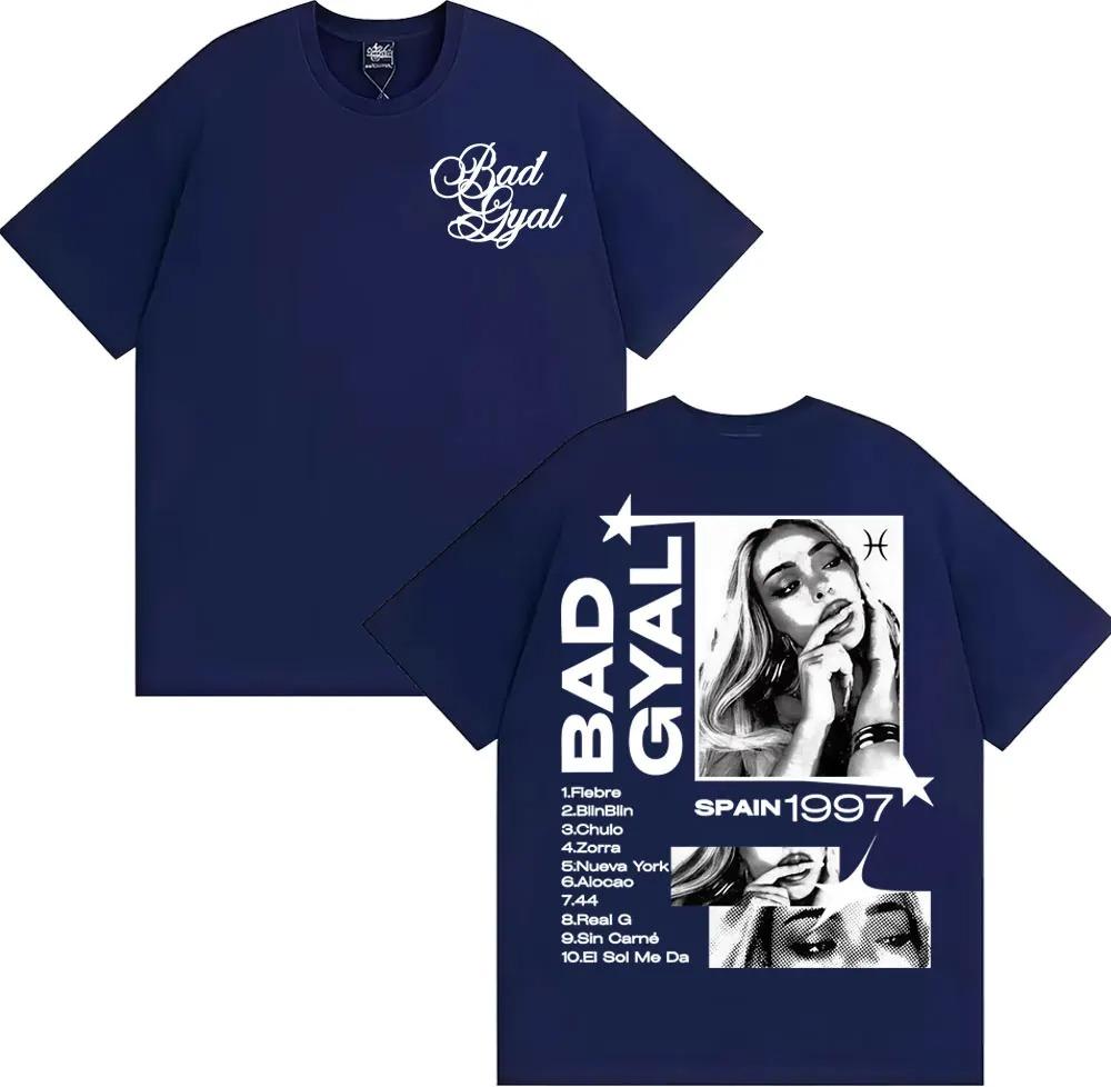 Singer Bad Gyal La Joia Album Tour 2026 Pattern Tshirt Fashion Trendy Aesthetics Tshirt Casual Cotton Unisex Tshirt