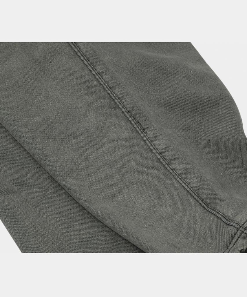 LETTERCOMO Heavy Cotton Garment Piping Wide Sweatpants Khaki Grey