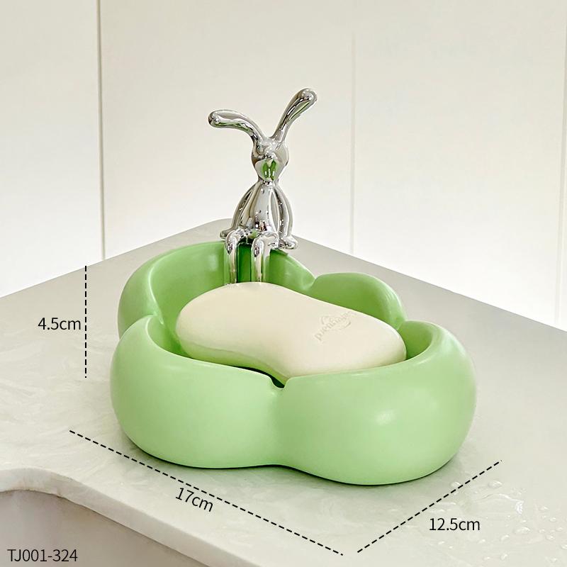 

Креативна Мила Маленька Кролик Хмара Мильниця Квіткова Прикраса Аксесуари для Ванної Кімнати Пластикова Полиця для Зберігання Мила Портативна