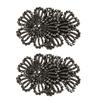 1Pairs DIY Craft Rhinestone Flower Patches 3D Rose Brooch Fabrics  Sewing Supplies