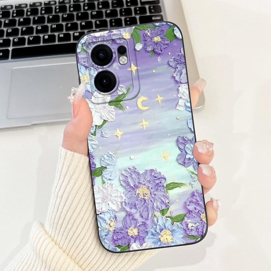 For Oppo Reno 13F 5G Case Fashion Sunset Girls Astronaut Coque Soft Silicone Phone Cover For OPPO Reno13 FS RENO13F CPH2699 Capa
