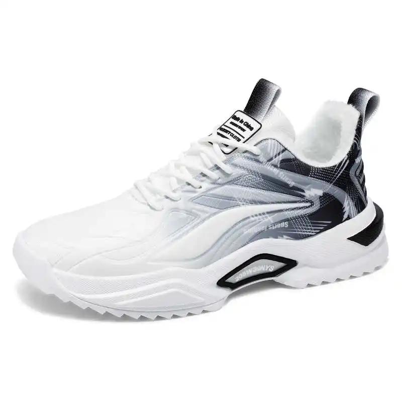 

Модные теплые стельки на высокой подошве, туфли на плоской подошве для женщин, баскетбольные женские демисезонные кроссовки, трендовые спортивные кроссовки, высокое качество 46