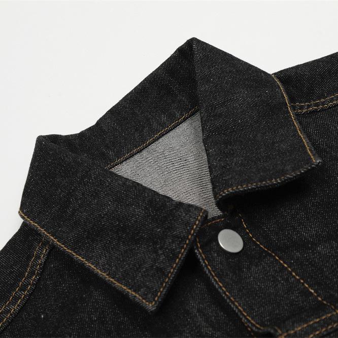 Amerikanische Retro-Herren-Arbeitsjacke mit mehreren Taschen und Reverskragen - Trendiges, lockeres, vielseitiges Oberteil