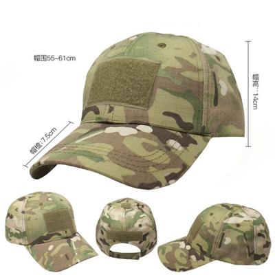 Adjustable Camouflage Tactical Cap Outdoor Camping Mountaineering Hunting Hat Military Training Hat Sun Protection Baseball Cap