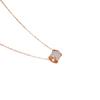 Small Waist Full Diamond Necklace Women's Round Pendant Niche High-end Korean Version Pendant Fashion Jewelry