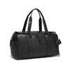 Wear-resistant PU Travel Bag Business Style Solid Color Outdoor Single Shoulder Luggage Storage Bag