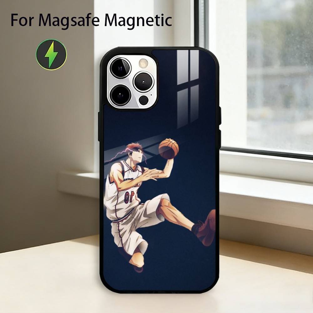 Kuroko's Basketball Phone Case For iPhone17,16,15,14,13,12,11 Plus,Pro Magnetic with Magsafe Wireless Charging