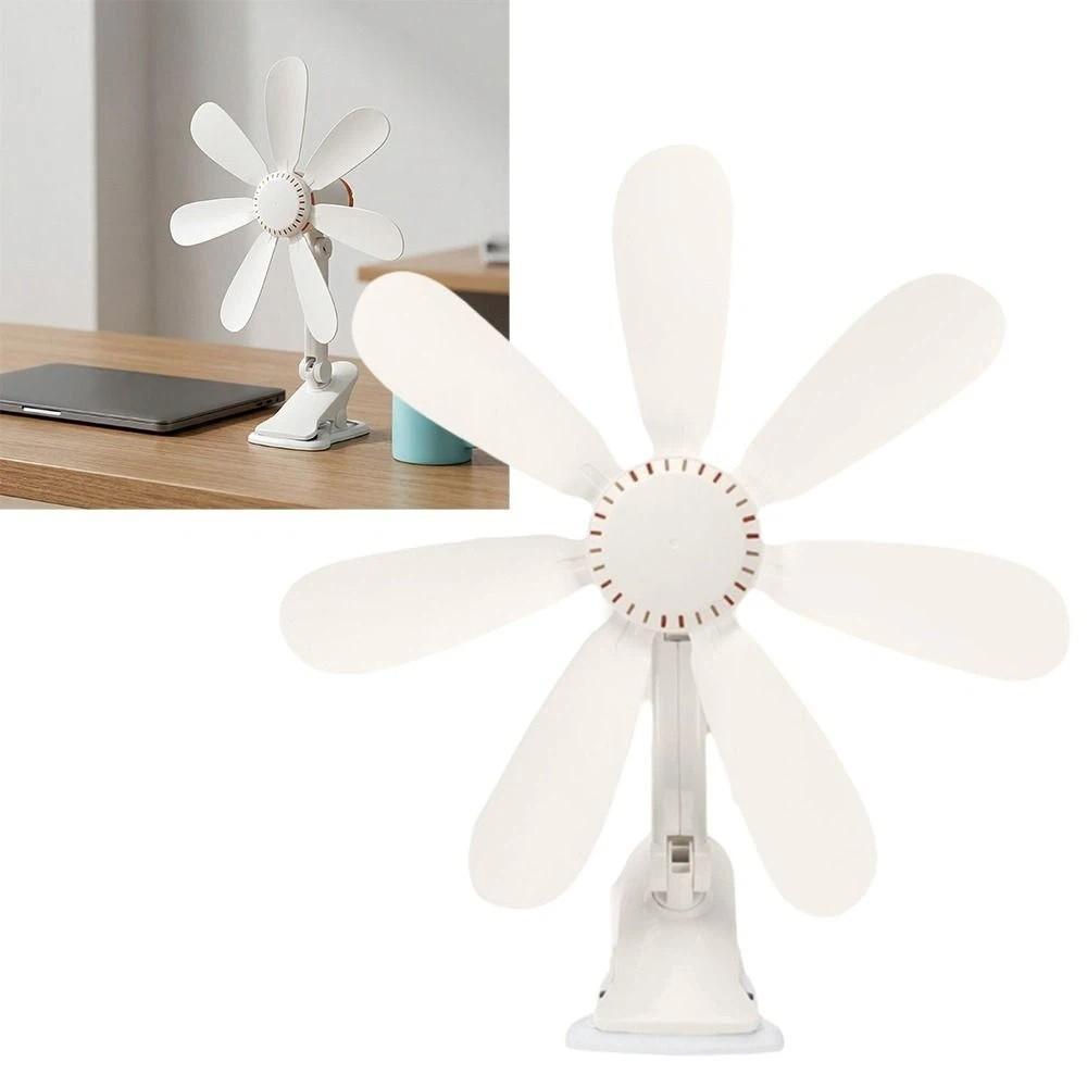 Powerful Airflow Small Personal Fan Strong Wind Clip on Fan Portable Clip Fan  Student Dormitory