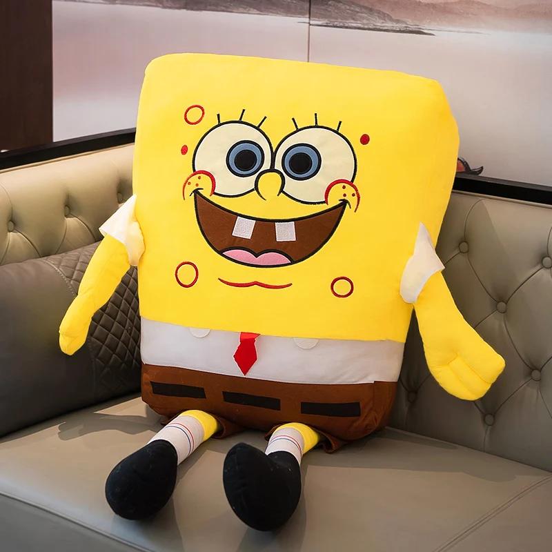 

Big Size Very Soft SpongeBob Patrick Star Plush Toy Stuffed Anime Plushies Cute Doll Cuddly Pillow Peluches Gifts Girl 50cm